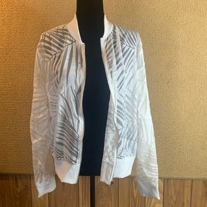 Sheer palm print sports jacket from Victoria’s Secret